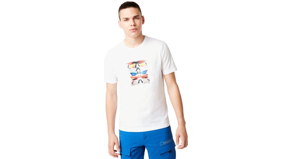 Oakley Sunglass Print Tee - Mens, White, 2XL, 457871-100-XXL