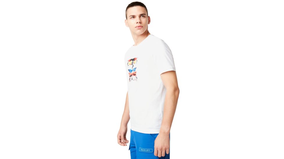 Oakley Sunglass Print Tee - Mens, White, 2XL, 457871-100-XXL