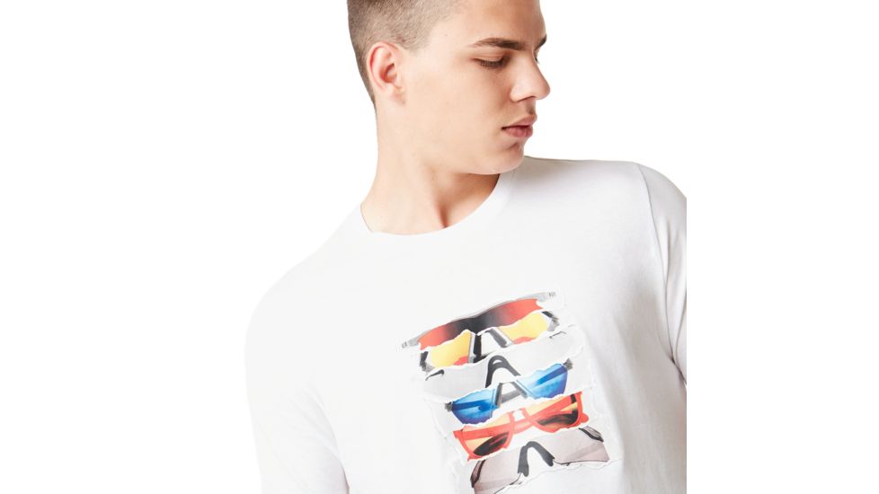 Oakley Sunglass Print Tee - Mens, White, 2XL, 457871-100-XXL