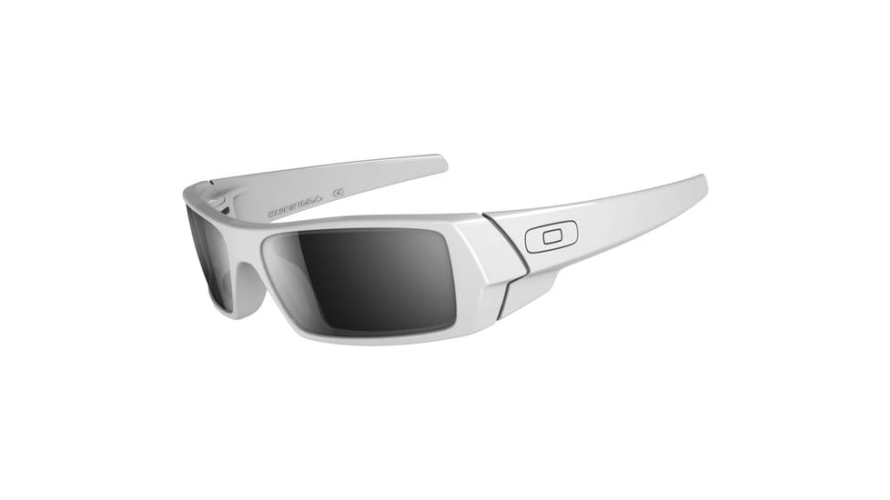Oakley GasCan Single Vision Prescription Sunglasses - Polished White Frame 03-474