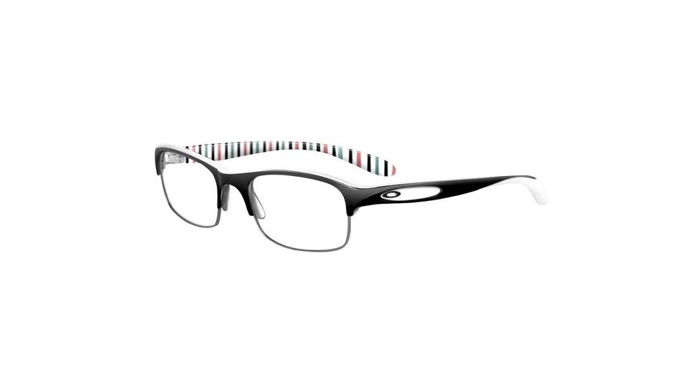 Oakley Irreverent Progressive Rx Eyeglasses, Size 52 - Black Peppermint Frame OX1062-0152