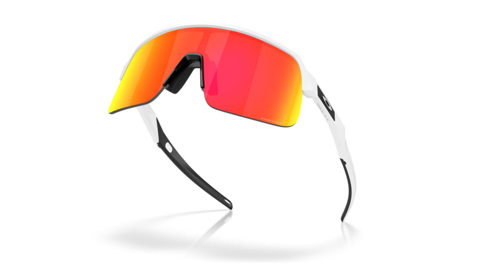 Oakley Sutro Lite S Sunglasses, Matte White, PRIZM Ruby, PRIZM Ruby, OO9496-0234