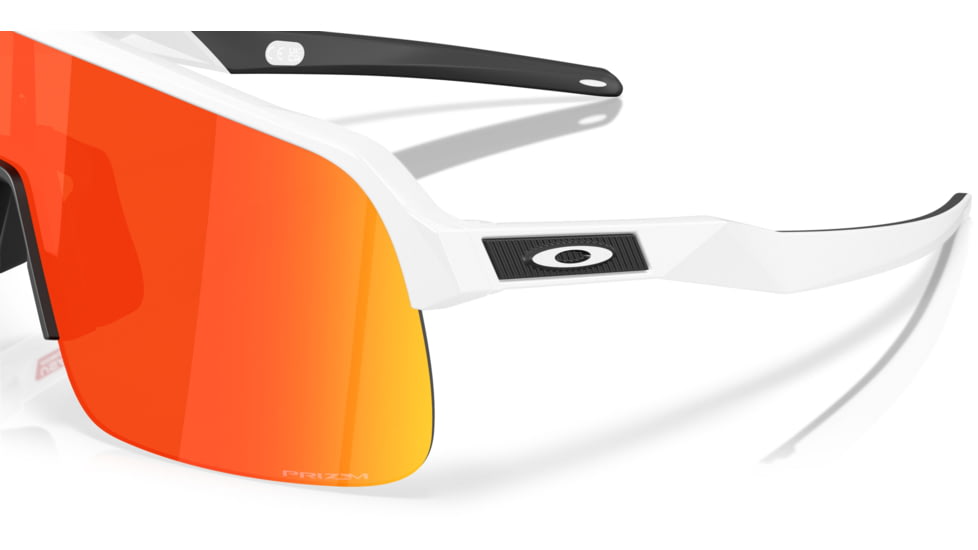 Oakley Sutro Lite S Sunglasses, Matte White, PRIZM Ruby, PRIZM Ruby, OO9496-0234