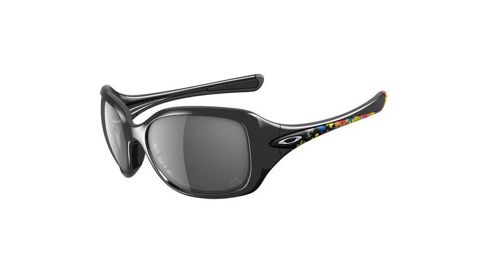 Oakley TACA Necessity Polished Black Frame w/ Grey Lenses Women's Sunglasses OO9122-07