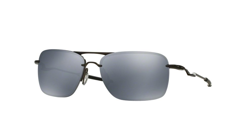 Oakley TAILBACK OO4109 Sunglasses 410901-60 - Pewter Frame, Black Iridium Polarized Lenses