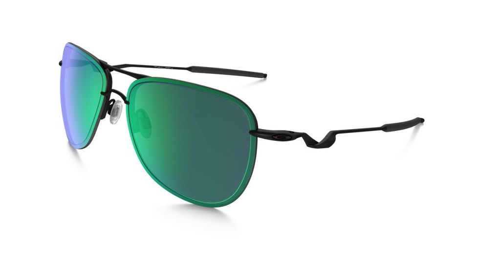 Oakley Tailpin Sunglasses Satin Black Frame, Jade Iridium Lens-OO4086-02