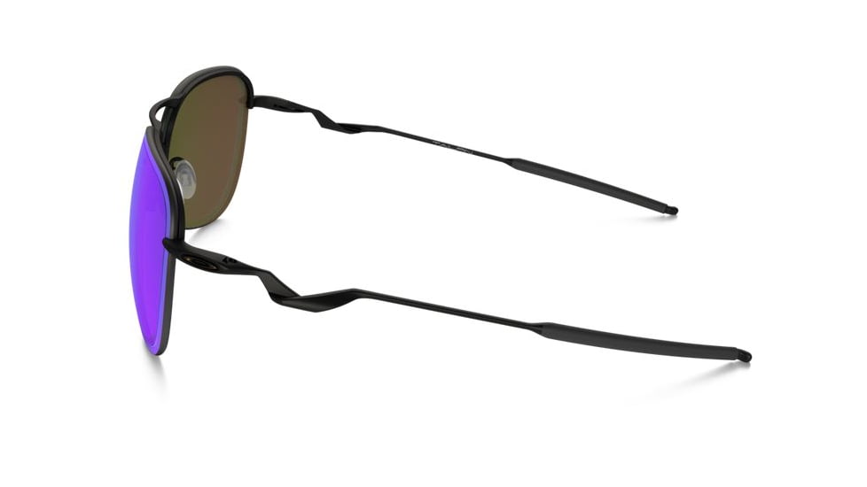 Oakley Tailpin Sunglasses Satin Black Frame, Sapphire Iridium Polarized Lens-OO4086-08