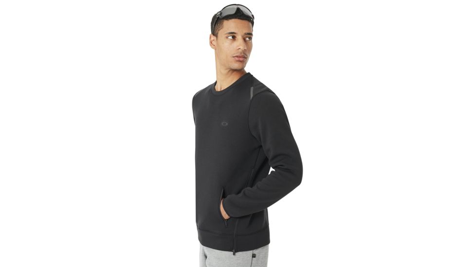 Oakley Tech Knit Crew - Mens, Blackout, Large 472342-02E-L