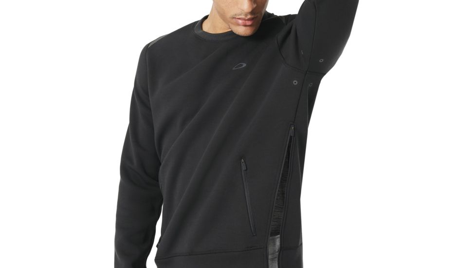 Oakley Tech Knit Crew - Mens, Blackout, Large 472342-02E-L