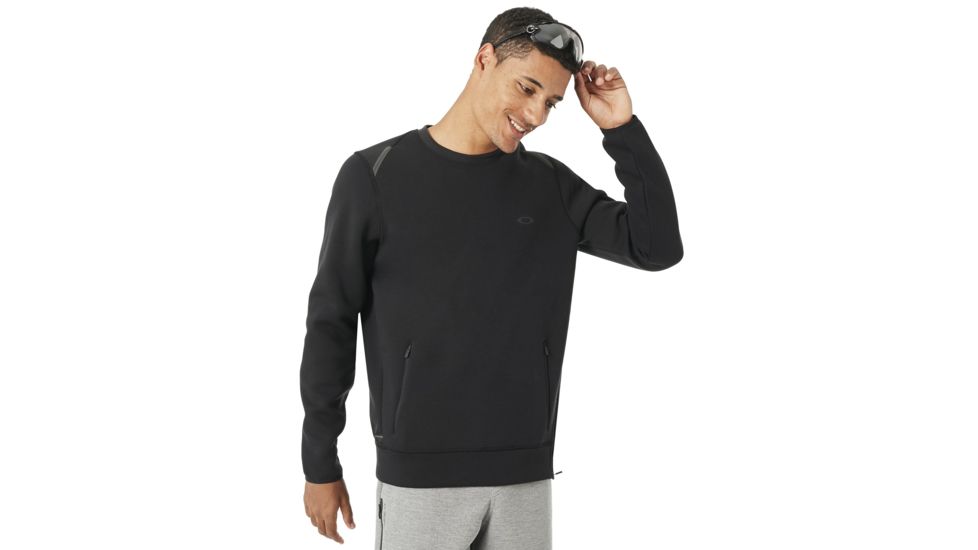 Oakley Tech Knit Crew - Mens, Blackout, Large 472342-02E-L