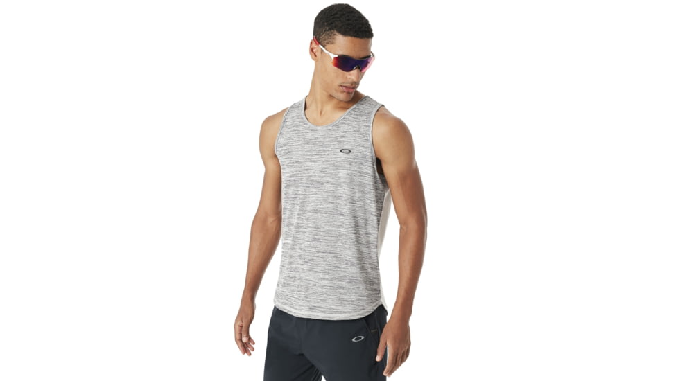Oakley Tech Tank - Mens, Htr Lt Gry W Forg, 2XL, 434029-24U-XXL
