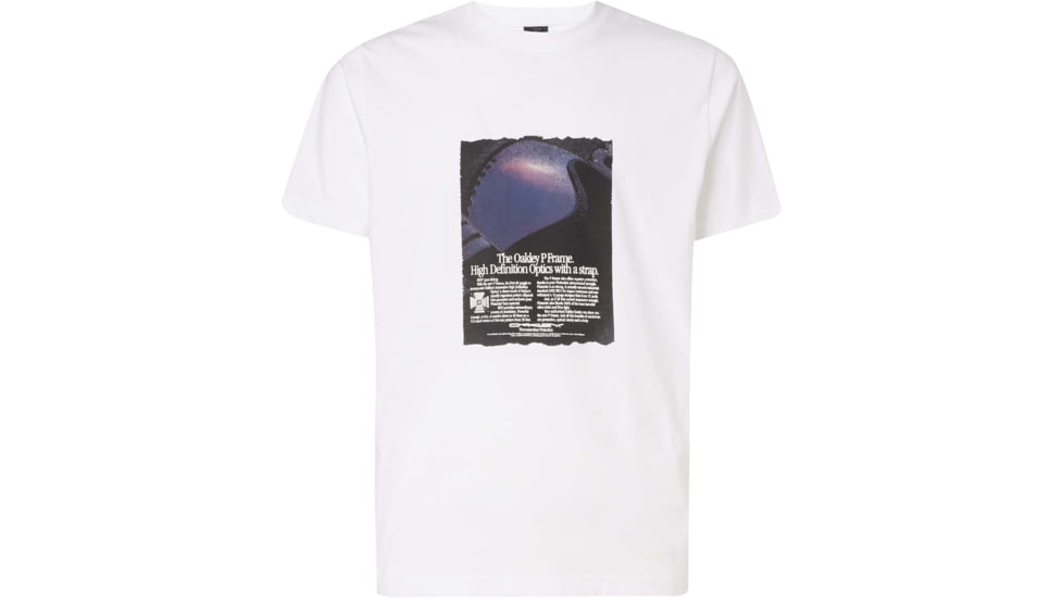 Oakley Tee ADV 2 - Mens, White, Small, 457897-100-S