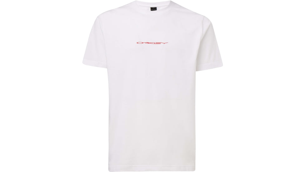 Oakley Tee College - Mens, White, Small, 457969-100-S