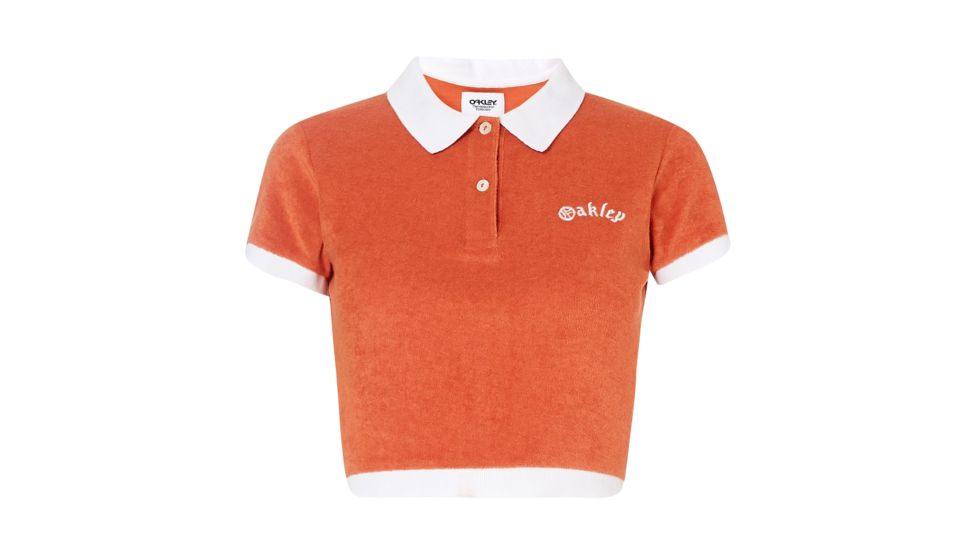 Oakley Terry Short Sleeve Polo Tnp - Womens, Dark Orange, Large, 532373-71E-L
