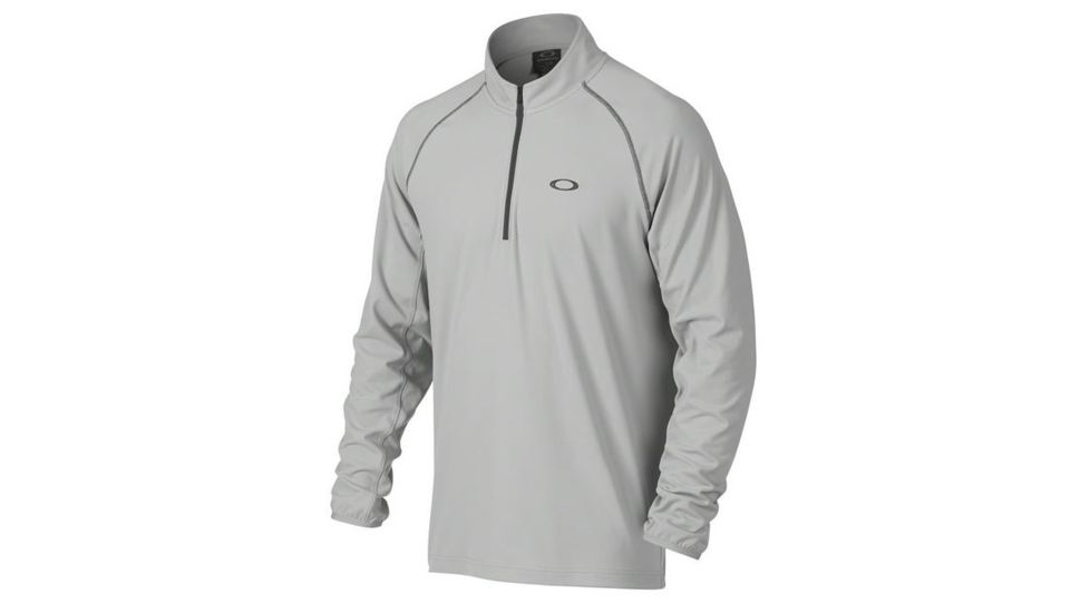 Oakley Theo 1/4 Zip, Stone Gray, Medium 433162-22Y-MD