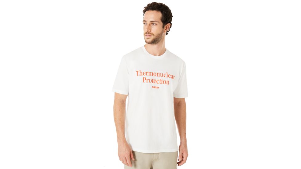 Oakley Thermonuclear Protection Short Sleeve Tee - Mens, White, 2XL, 457327-100-XXL