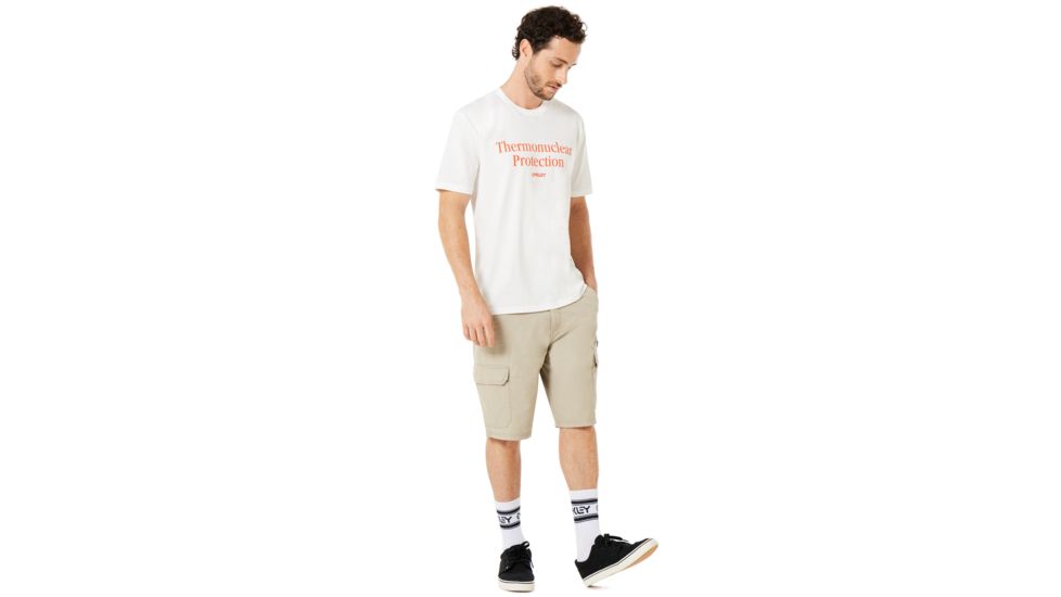 Oakley Thermonuclear Protection Short Sleeve Tee - Mens, White, 2XL, 457327-100-XXL