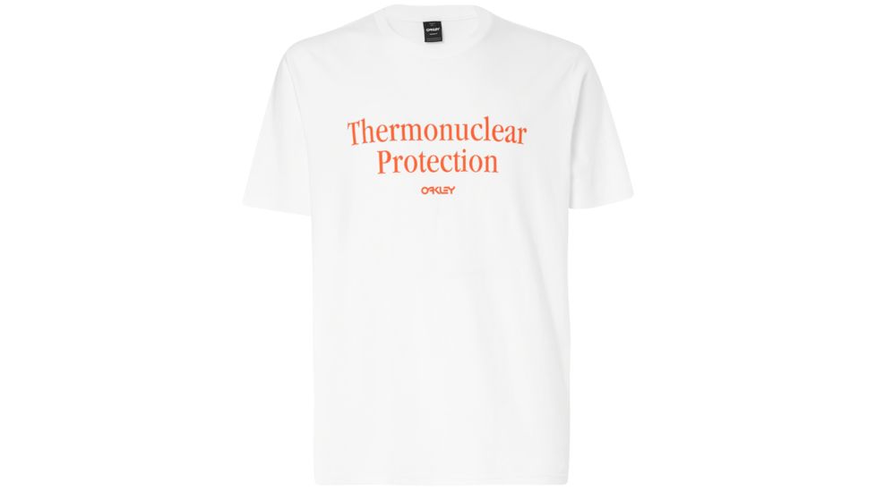 Oakley Thermonuclear Protection Short Sleeve Tee - Mens, White, 2XL, 457327-100-XXL