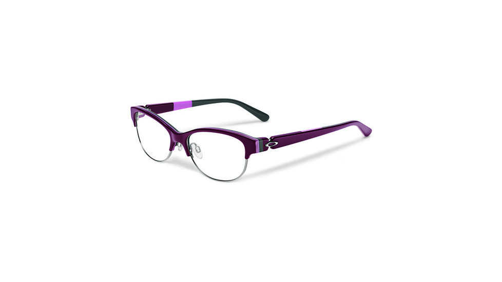 Oakley Throwback Womens Eyeglasses, Dark Red Frame, 52mm OX1108-0252