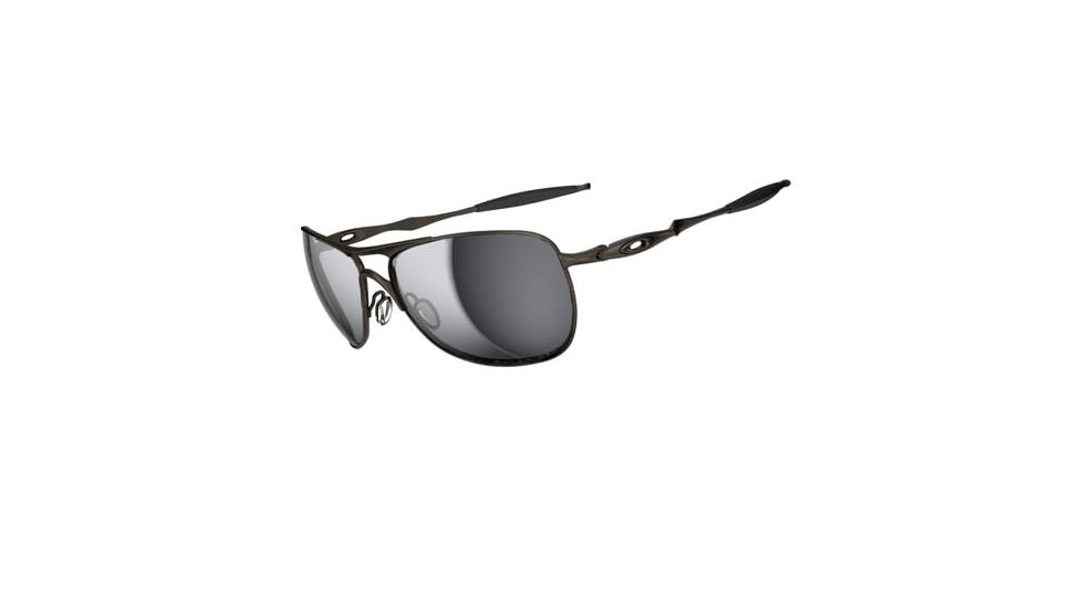 Oakley Ti Crosshair 3.0 Pewter Frame w/ Black Iridium Polarized Lenses Sunglasses OO6014-02