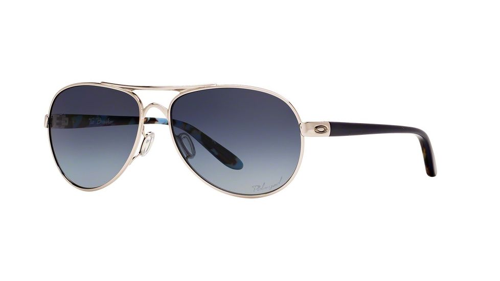 Oakley TIE BREAKER OO4108 Single Vision Prescription Sunglasses OO4108-410802-56 - Lens Diameter 56 mm, Frame Color Polished Chrome