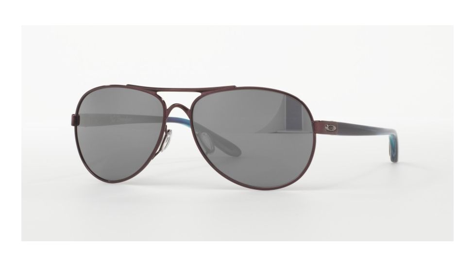 Oakley TIE BREAKER OO4108 Single Vision Prescription Sunglasses OO4108-410805-56 - Lens Diameter 56 mm, Frame Color Blackberry