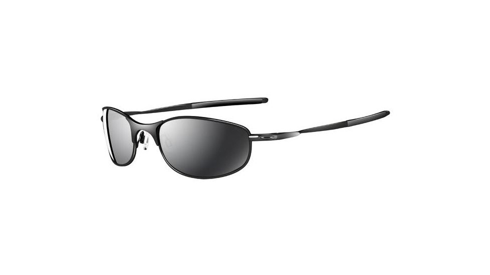 Oakley Tightrope Sunglasses, Polished Black Frame, Black Irid Lens OO4040-01