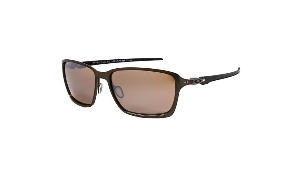 Oakley Tincan Carbon Sunglasses 601705-58 - Titanium Frame, Titanium Iridium Polarized Lenses