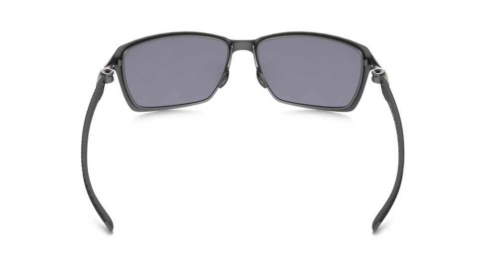 Oakley Tincan Carbon Sunglasses Satin Chrome Frame, Grey Lens-OO6017-01