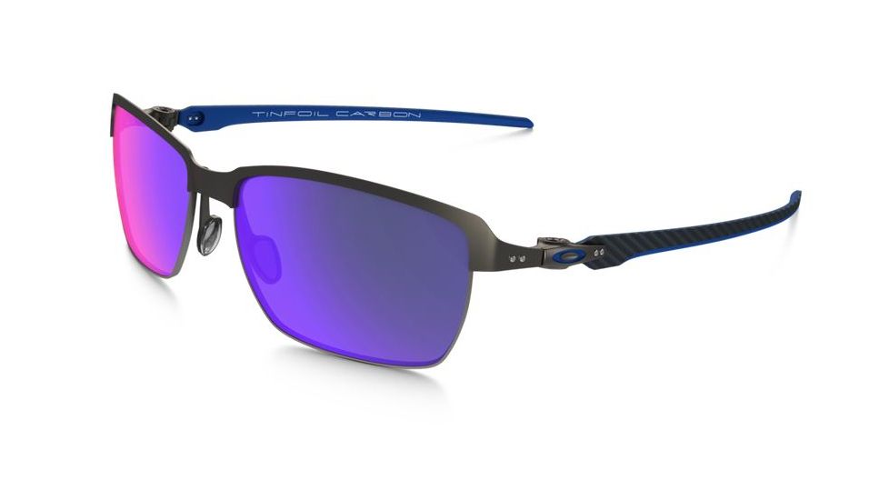 Oakley Tinfoil Carbon Sunglasses Carbon/Carbon Frame, Positive Red Iridium Lens-OO6018-03