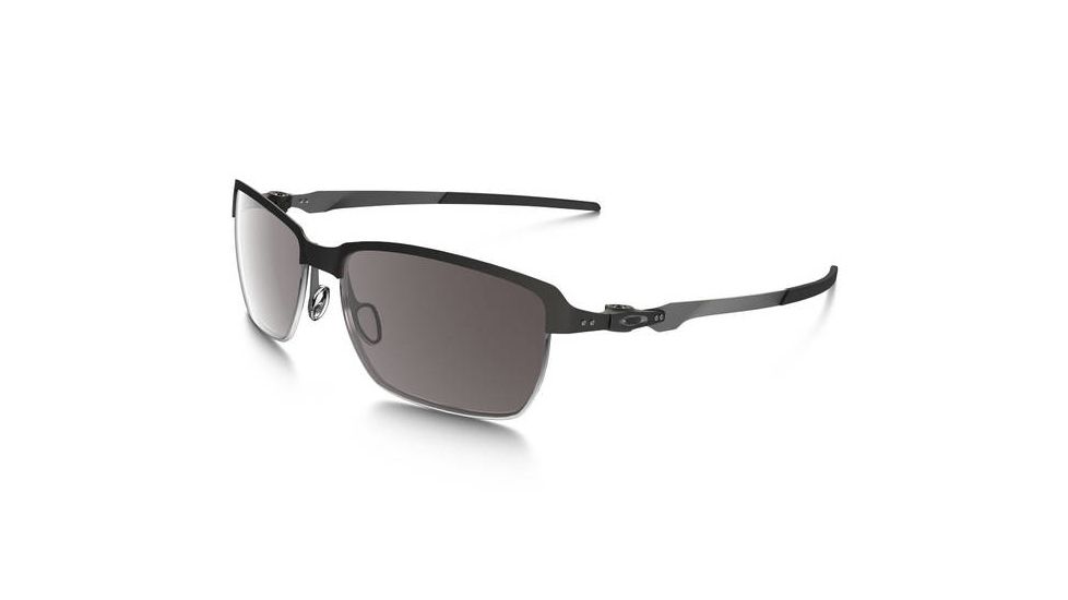 Oakley Tinfoil Mens Sunglasses, Matte Black Frame, Warm Grey Lens OO4083-01