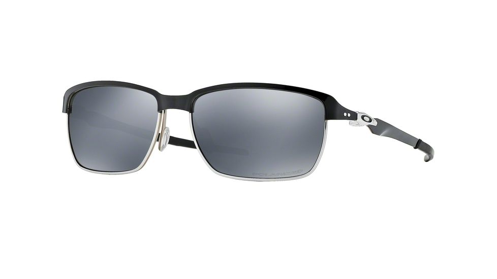 Oakley TINFOIL OO4083 Single Vision Prescription Sunglasses OO4083-408306-58 - Lens Diameter 58 mm, Frame Color Polished Black/polished Chrome