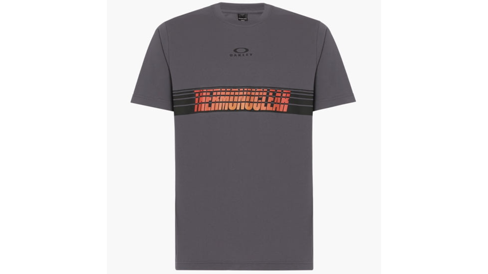 Oakley Tn Racing Center Sunset Stripe - Mens, Forged Iron, Extra Large, 457693-24J-XL