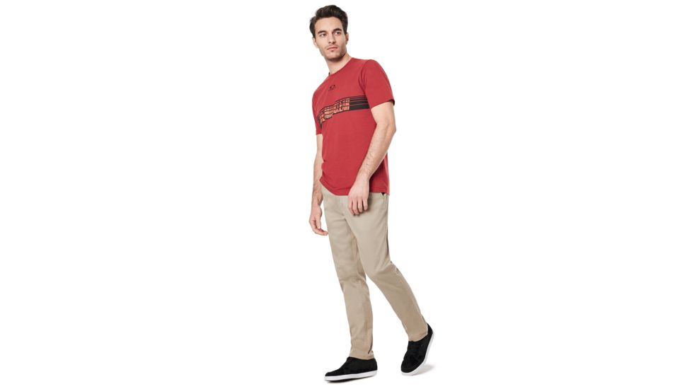 Oakley Tn Racing Center Sunset Stripe - Mens, Sundried Tomato, 2XL, 457693-4ST-XXL
