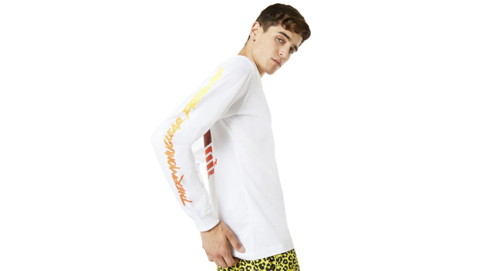 Oakley Tnp Dino Ls Tee - Mens, White, Small 457737-100-S