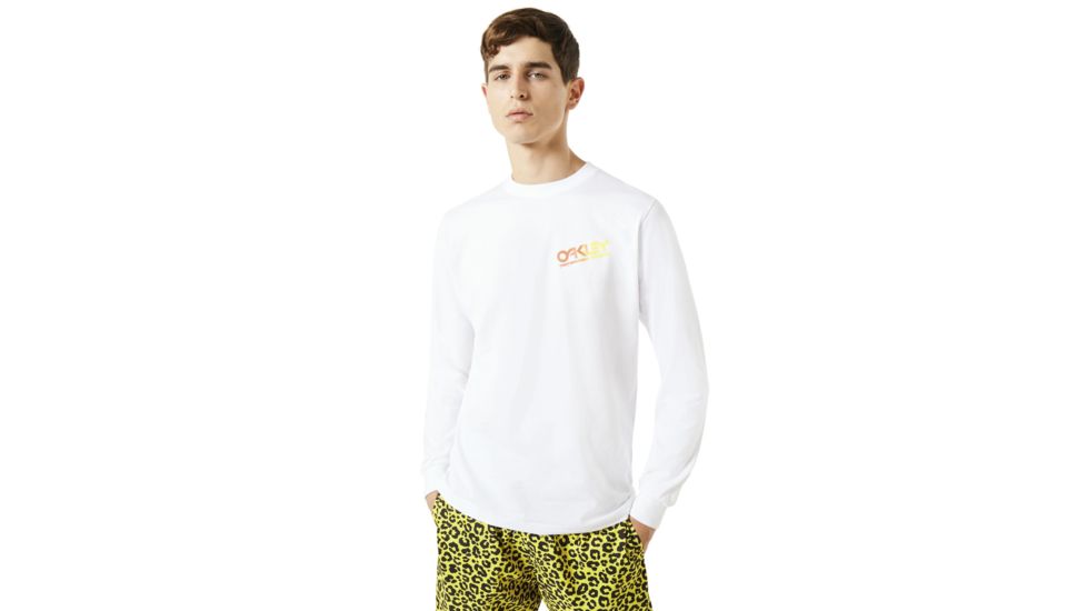 Oakley Tnp Dino Ls Tee - Mens, White, Small 457737-100-S