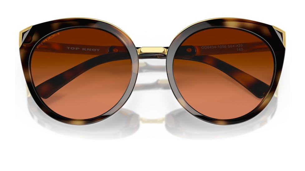 Oakley Top Knot Sunglasses - Womens, Tortoise Frame, Brown Lens, 56, OO9434-943410-56
