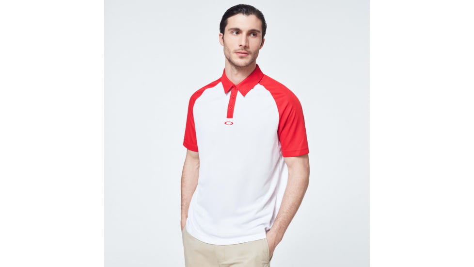Oakley Traditional Golf Polo - Mens, High Risk Red, Small, FOA400137-43A-S