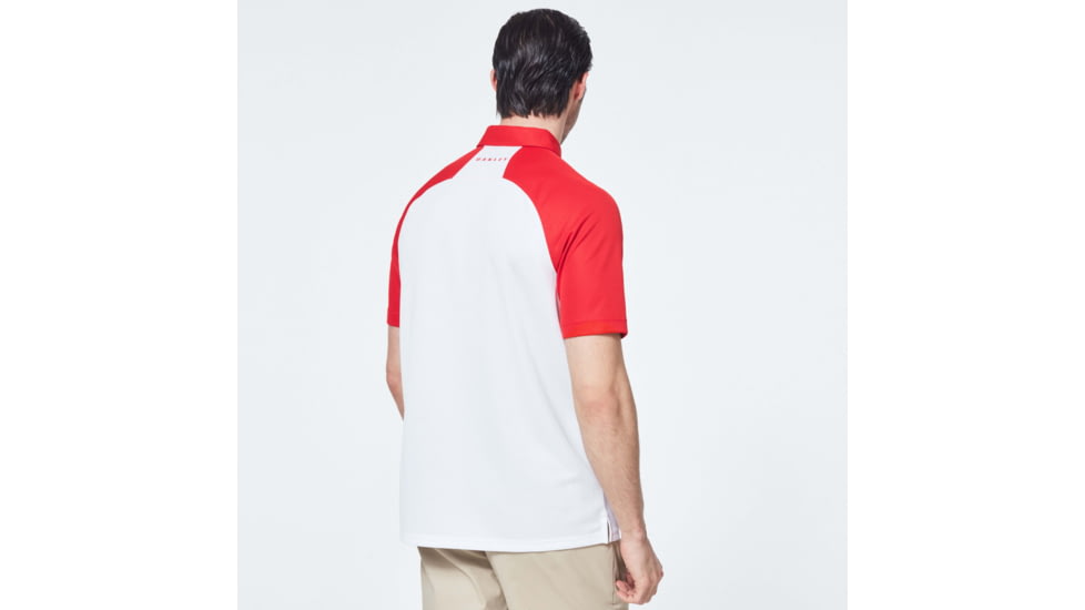 Oakley Traditional Golf Polo - Mens, High Risk Red, Small, FOA400137-43A-S