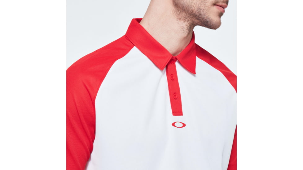 Oakley Traditional Golf Polo - Mens, High Risk Red, Small, FOA400137-43A-S