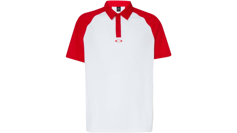 Oakley Traditional Golf Polo - Mens, High Risk Red, Small, FOA400137-43A-S