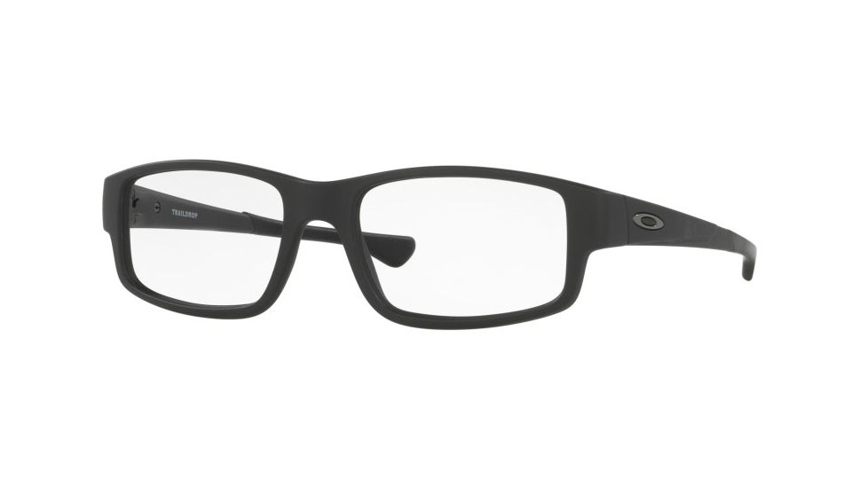 Oakley TRAILDROP OX8104 Bifocal Prescription Eyeglasses 810401-52 - Satin Black Frame