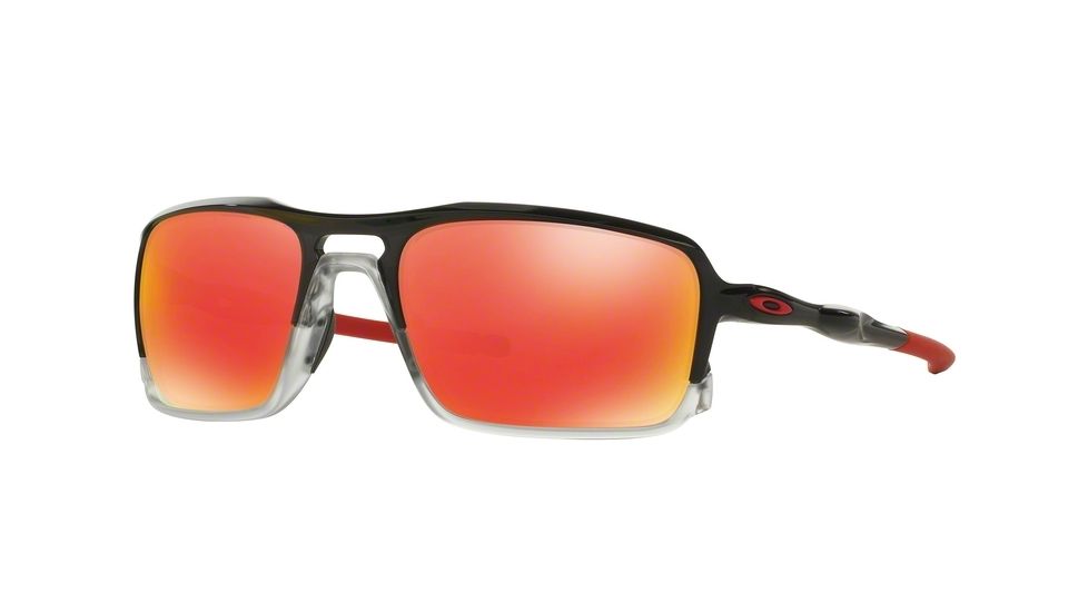 Oakley TRIGGERMAN OO9266 Progressive Prescription Sunglasses OO9266-926610-59 - Lens Diameter 59 mm, Frame Color Black Ink/Clear