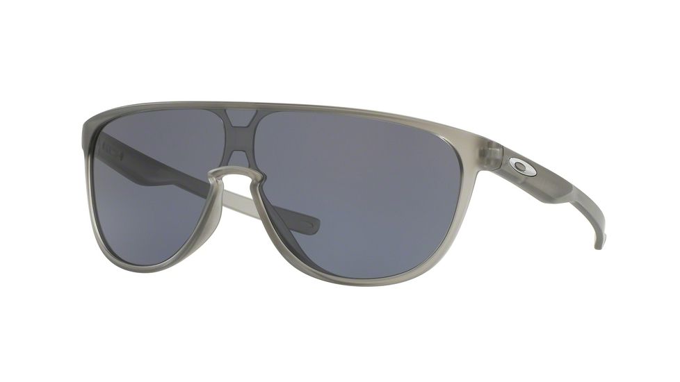 Oakley TRILLBE OO9318 Single Vision Prescription Sunglasses OO9318-931801-34 - Lens Diameter 134 mm, Lens Diameter 34 mm, Frame Color Matte Grey Ink