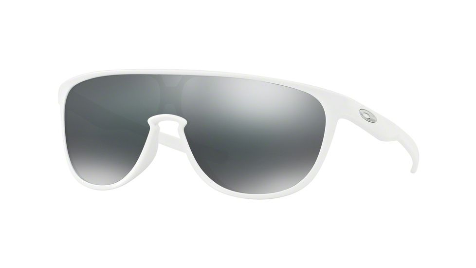 Oakley TRILLBE OO9318 Sunglasses 931802-34 - Matte White Frame, Black Iridium Lenses