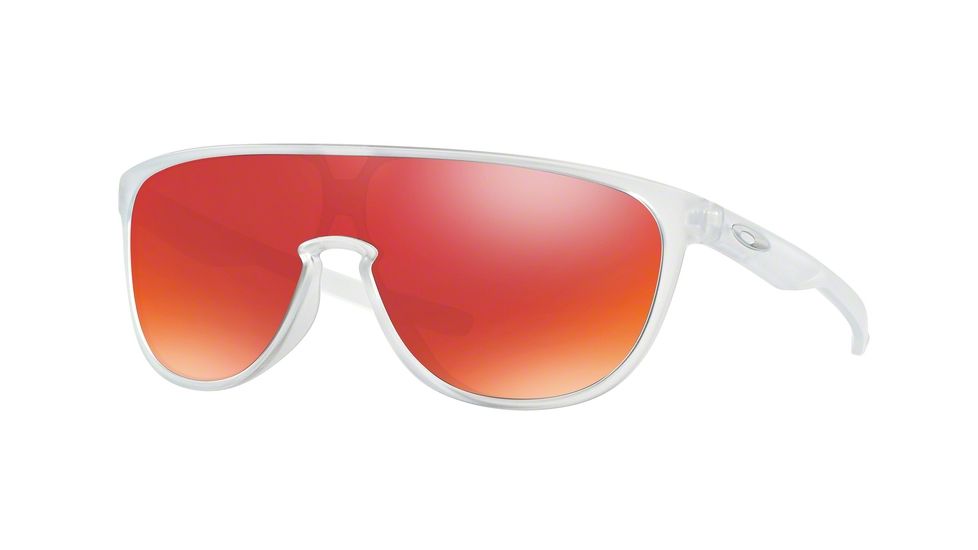 Oakley TRILLBE OO9318 Single Vision Prescription Sunglasses OO9318-931803-34 - Lens Diameter 134 mm, Lens Diameter 34 mm, Frame Color Matte Clear