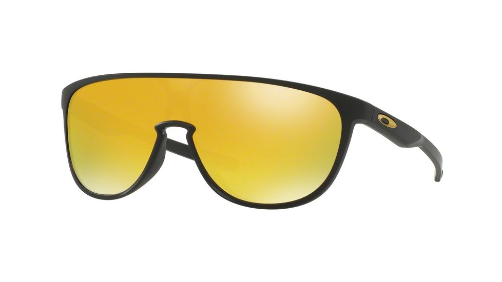 Oakley TRILLBE OO9318 Single Vision Prescription Sunglasses OO9318-931806-34 - Lens Diameter 134 mm, Lens Diameter 34 mm, Frame Color Matte Black