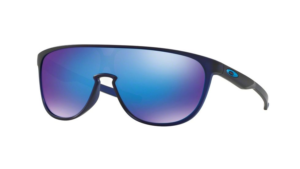 Oakley TRILLBE OO9318 Single Vision Prescription Sunglasses OO9318-931808-34 - Lens Diameter 134 mm, Lens Diameter 34 mm, Frame Color Matte Translucent Blue