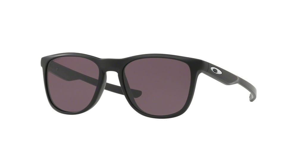 Oakley TRILLBE X OO9340 Single Vision Prescription Sunglasses, 52mm, Matte Black, OO9340-934012-52-SV
