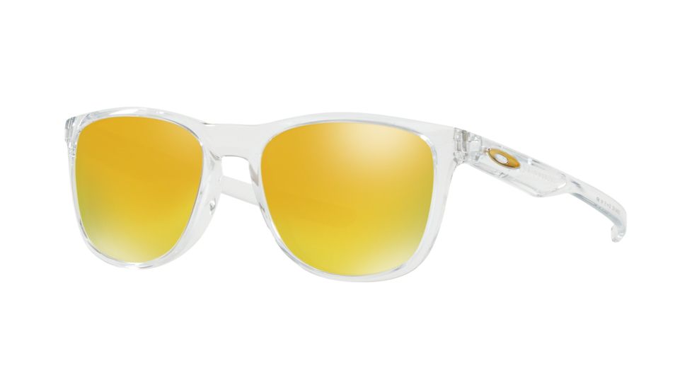 Oakley TRILLBE X OO9340 Single Vision Prescription Sunglasses, 52mm, Polished Clear, OO9340-934016-52-SV